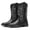 Black, variant on Men's Square Toe Cowboy Boots Classic Retro Western Embroidered Boots Pull-On Slip Resistant Country Boots