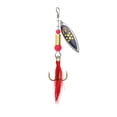 thumbnail image 2 of Bass Fishing Lure Spinner Bait for Bass Fishing 2.3 Inch Red Feathered Treble Hook Spinning Bait Lures for Freshwater and Saltwater Fishing Single Pack, 2 of 6