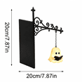 thumbnail image 3 of Ghost Library Shelf Light - Iron Craft Battery Operated Night Light, Hanging & Standing Bookcase Lamp, Halloween Decor & Gift for Literary Lovers, 3 of 4