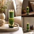 thumbnail image 6 of Ocean Themed Scented Candles Set, Clear Glass Jar Pillar Candles Adorned wtih Seashell and Pebble, Aromatherapy Tabletop Ornament, Elegant Home Decor and Thoughtful Holiday Gift Option, 6 of 8