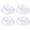 White, variant on FUEENIRVA Caster Cups For Furniture 4Pcs 3.4 x 3.4 x 0.8In