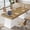 Brown & White, variant on Tribesigns 55.1" Modern Meeting Table for 4-6 People, Conference Table with Thick Tabletop, Light Brown
