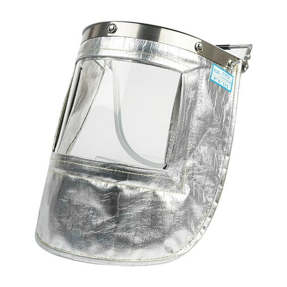 Traje de papel de aluminio para trabajos de limpieza, regalos, traje ligero resistente al calor Máscara No es un sombrero seguro