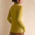 thumbnail image 4 of Chemise Thermique en Polaire à Col Montant Double Face pour Femmes, Couche de Base Chaude à Manches Longues Extensible, 4 of 4
