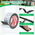 thumbnail image 3 of Uxcell Sponge Rubber Foam Tape, 1 31/32" W x 1/32" t x 16.4ft l Self-Adhesive Foam Insulation Tape Weather Stripping for Window Door Soundproofing Weatherstrip AC Seal Strip, Black, 3 of 6