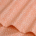 thumbnail image 5 of Mainstays by Becky G. & Alejandra 4-Piece Orange Warm Geo Super Soft Brushed Microfiber Bed Sheet Set, Full, 5 of 10
