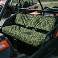 thumbnail image 2 of Yuyamidu Green Paw UTV Seat Cover Full Protection Camo Mule Bench Seat Cover Comfort Anti Slip UTV Accessories Elastic Fabrics Compatible with Kawasaki Mule 3000 3010 3020, 2 of 7