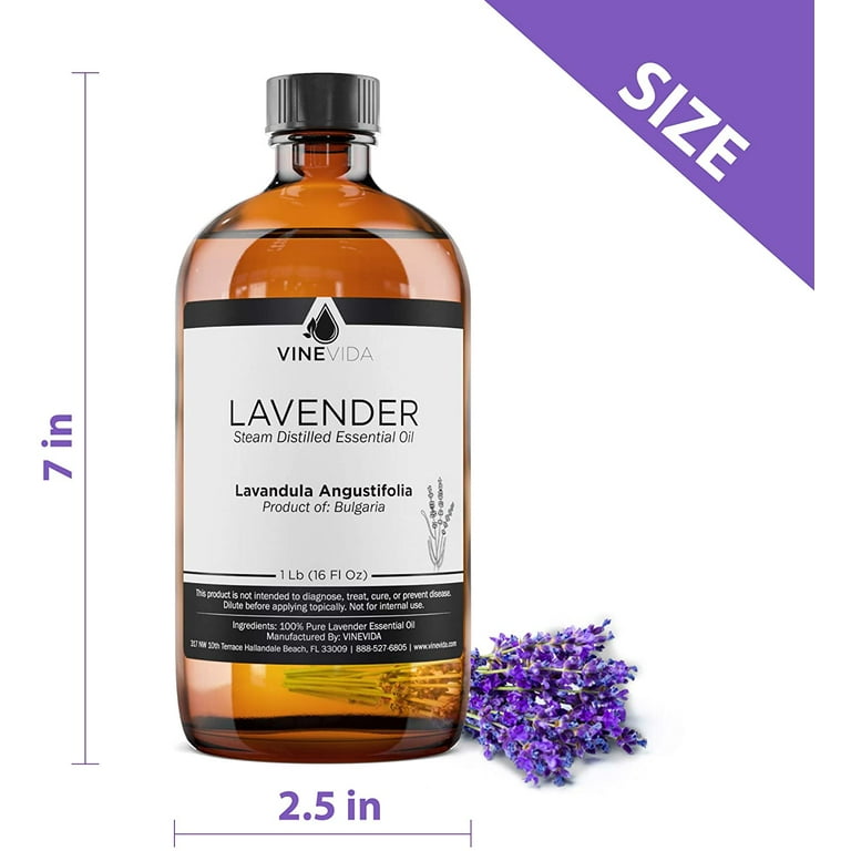 Lavender Essential Oil for Sleep Diffuser - Lavender Oil for Hair Skin and  Body - Scented Oils for Aromatherapy with Pure Essential Oils for Candles