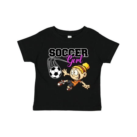 

Inktastic Soccer Girl Gift Toddler Toddler Girl T-Shirt