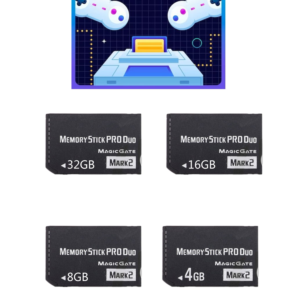 High Capacity Memory Stick Pro MS PRO Duo Memory Card 4GB/8GB/16GB/32GB for /3000 Console Memory Game Cards