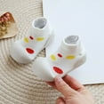 thumbnail image 2 of Quealent Baby Shoes Boys Girls First Walking Shoes Non Slip Soft Sole Sneakers Toddler Babygirl Sock Shoes… White for Size 5, 2 of 5