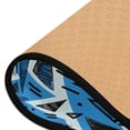 thumbnail image 3 of Ryvnso Artistic Geometric Triangle and Line Hallway Runner Rugs Floor Carpet Non Slip Entryway Mat 2' x 6', 3 of 7