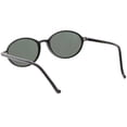 thumbnail image 4 of True Vintage Oval Sunglasses Slim Arms Neutral Colored Round Lens 49mm (Black / Smoke), 4 of 4