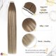 thumbnail image 2 of Extensiones de pelo Moresoo con cinta adhesiva, 20 cm, 10 unidades, 25 g, #8 /22/8, 2 of 9