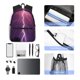 thumbnail image 4 of Fotbe Thunderstorm Violet Purple Mochila Ligera Casual para Laptop para Hombres y Mujeres, Mochila Impermeable de Uso Diario, Mochila para Universidad, 4 of 6