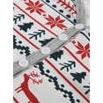 thumbnail image 6 of Qiylii Family Matching Christmas Sleepwear Set, Cute Cartoon Elk Print Costume, 6 of 9