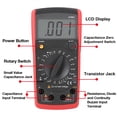 thumbnail image 4 of Capacitance Meter, Resistance Meter, Inductance Measurement High Precision For Measuring Capacitors Test ANGGREK Ohm Meter, 4 of 8