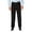 Black / Charcoal, variant on Haggar Men's Mynx Gabardine Pleat Front Dress Pant Classic Fit 11111836245