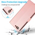 thumbnail image 5 of Dteck Case for Apple iPhone 7 Plus 5.5-inch,iPhone 8 Plus Detachable Case Card Slots Wallet Magnetic Leather 2 in 1 Design Shockproof Stand Cover Support Car Mount Case,Rosegold, 5 of 7