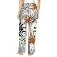 thumbnail image 3 of Fotbe Tropical Leaves Women's Pajama Pants,Sleepwear Pants,Pj Bottoms Drawstring And Pockets-X-Large, 3 of 9
