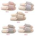 thumbnail image 6 of Open Toe Cotton Linen Slippers Men Women Indoor House Spring Summer Anti- for Slip Slippers, 6 of 10