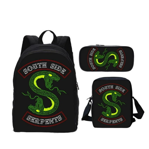 Set de mochilas escolares Riverdales Anime Mochila impermeable de nylon