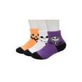 thumbnail image 2 of Character Halloween Cozy Quarter Socks, 3- Pack, Sizes 12M- 5T, 2 of 5