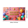thumbnail image 3 of Farewell Party Event Decorations Best Wishes Celebration Banner with Cupcakes and Balloons Retirement Party Backdrop Who Said You Could Leave Indoor Outdoor, 3 of 8