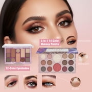 Makeup Kit for Women full Kit,All in One Makeup Set for Teens Girls Beginner,Makeup Gift Set with Eyeshadow,Lip Gloss,Mascara,Eyeliner Pencil,and Eyebrow Pencil