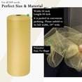 thumbnail image 3 of Tela IONTACH - Rollo de tul (137 cm x 37 m), color dorado envejecido, 3 of 6