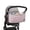Pink, variant on Stroller Hanging Bag with Wet Bag- Baby Diaper Bag Stroller Organizer Caddy Portable Stroller Storage Pouch for Outdoor