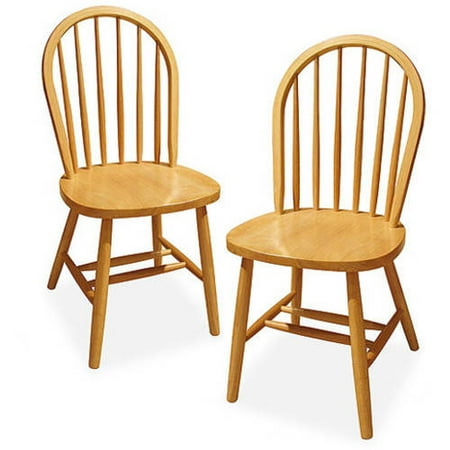 Windsor Chair, Set of 2, Multiple Finishes - Walmart.com