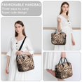 thumbnail image 6 of Beige and Brown Leopard Pattern Womens Lunch Box for Work,Insulated Large Lunch Bag for Tween and Teen,Loncheras Para Mujer,Leakproof Adult Lunch Bag for Work,Beach,Travel,Picnic,Camping, 6 of 7