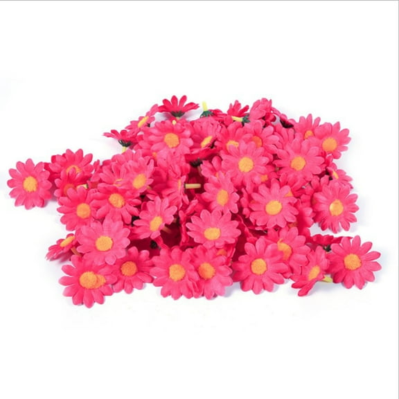 Toddmomy Artificial Sunflower Heads 4Cm Silk Cloth For Floral Arrangement And Diy Enthusiasts 100Pcs