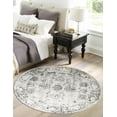 thumbnail image 4 of Rugs.com Monte Carlo Collection Rug – 12' 4 Round Gray Medium Rug Perfect For Kitchens, Dining Rooms, 4 of 9