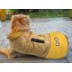 thumbnail image 4 of Abrigo impermeable para perros, chaleco de invierno cálido, ropa para perros a prueba de viento, chaleco para mascotas con orificio para arnés (amarillo), 4 of 5