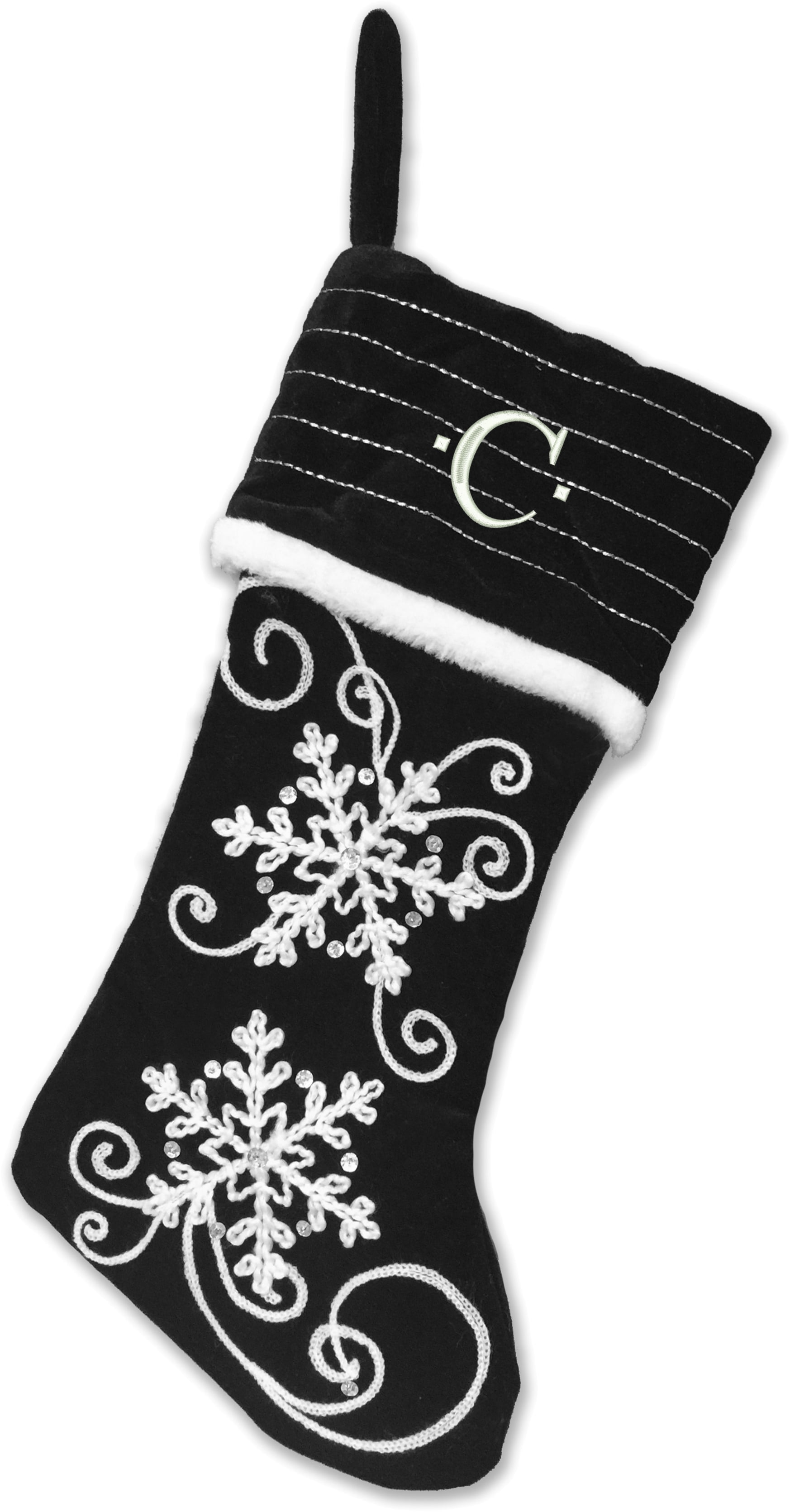 Black Christmas Stockings 