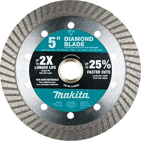 

Makita E-02624 Turbo Rim Hard Material Diamond Blade 5