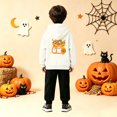 thumbnail image 6 of Halloween Hoodie Boys Girls Long Sleeve Graphic Printed Sweatshirt with Pocket Fall Winter Clothes, 6 of 7
