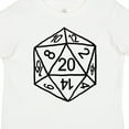 thumbnail image 4 of Inktastic 20 Sided White Dice Boys or Girls Toddler T-Shirt, 4 of 5