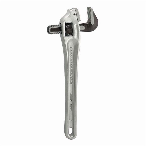 Rothenberger 18 in L 2 1/2 in Cap. Aluminum Offset Pipe Wrench 70116