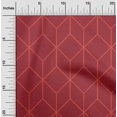 thumbnail image 2 of oneOone Cotton Cambric Magenta Fabric Geometric Sewing Material Print Fabric By The Yard 42 Inch Wide, 2 of 5
