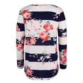 thumbnail image 5 of Tops de Mujer Camisas de Manga Larga Moda de Otoño Estampado Casual Camiseta de Cuello Redondo Blusa Superior Jersey Odeerbi ODB150382, 5 of 5