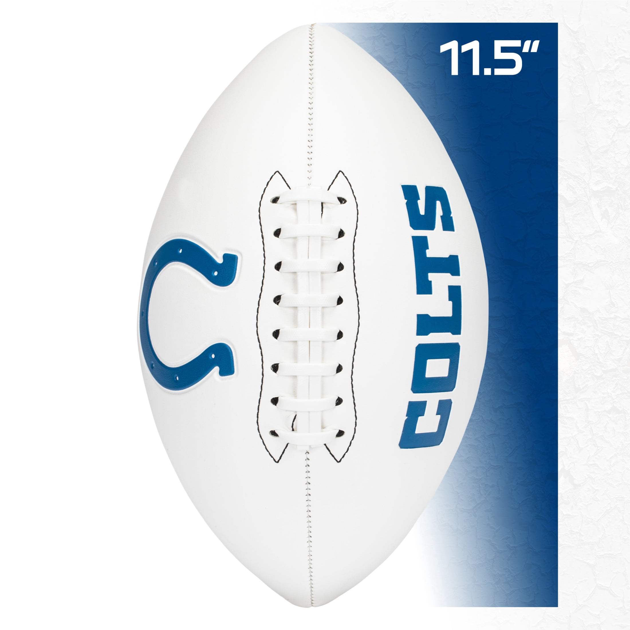 Franklin Sports NFL Indianapolis Colts Autograph Football - Official Size White Panel Souvenir Football for Autographs + Signatures - NFL Team Fan Shop Memorabilia Football for Display