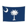 thumbnail image 7 of South Carolina State Flag Palm Tree Tapestry, Aesthetic Wall Hanging Tapestries Dorm Room Home Decor, 60" x 40", 7 of 7