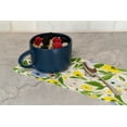 thumbnail image 6 of 10 Strawberry Street Wazee Matte 16 Piece Coupe Dinnerware Set, Midnight Blue, 6 of 9