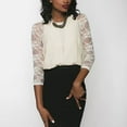 thumbnail image 3 of MYG Hauts Courts en Dentelle Transparente pour Femmes, 3 of 7