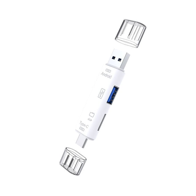 USB 2.0 Adapter,Portable Memory Card Reader,TF Card Reader for Smartphones&Tablets&PCs & Notebooks with OTG Function