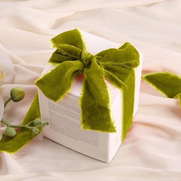 Safeglitz Set of 1 Velvet Ribbon Roll Wide, 10 Yards Long for Crafts, Gift Wrapping, and Decorations