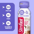 thumbnail image 2 of SlimFast Meal Solution Shake, Mocha Cappuccino, 20g Protein, 11 fl oz,12 Count, 2 of 12